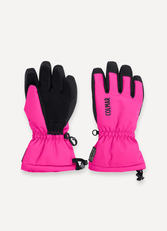 Unisex padded ski gloves