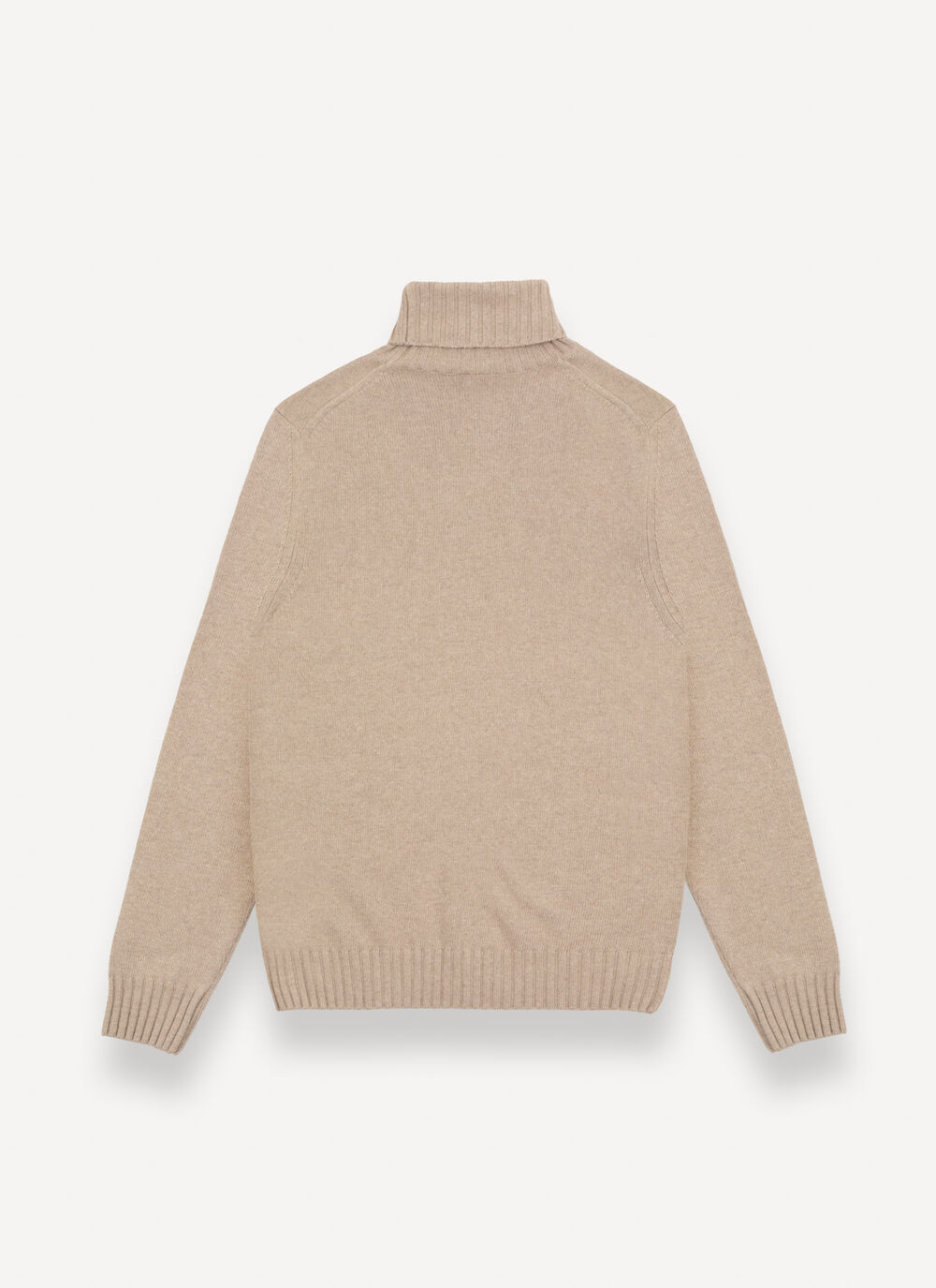 Branded wool polo-neck pullover image number 5