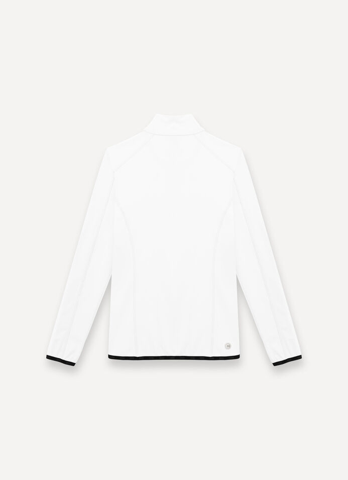 Thermal stretch ski jumper with half-zip image number 5