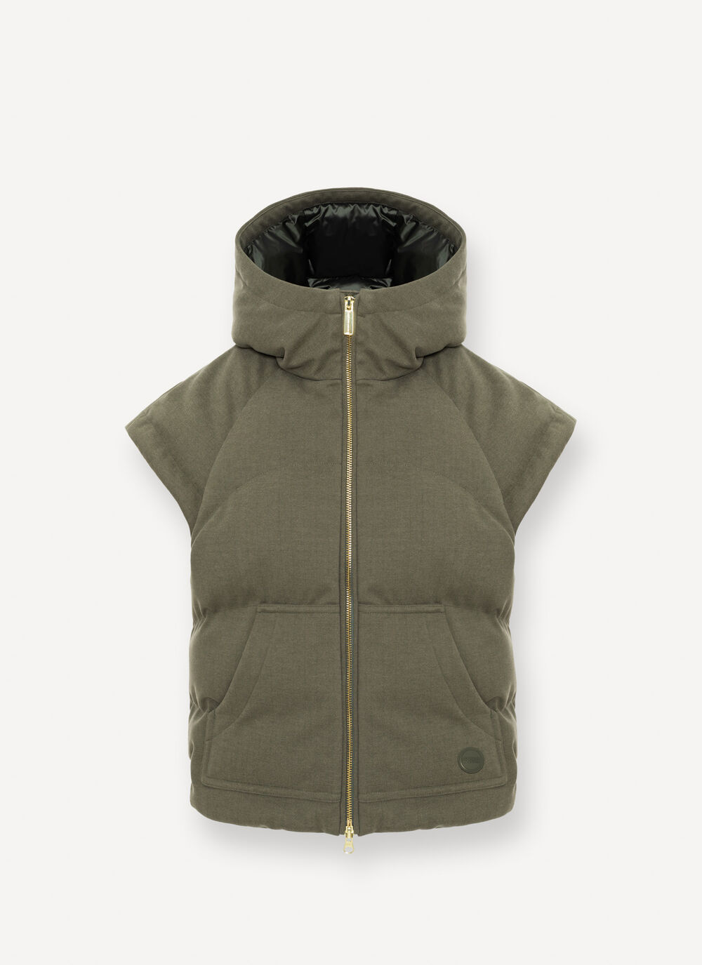 Gilet with chevron design image number 4