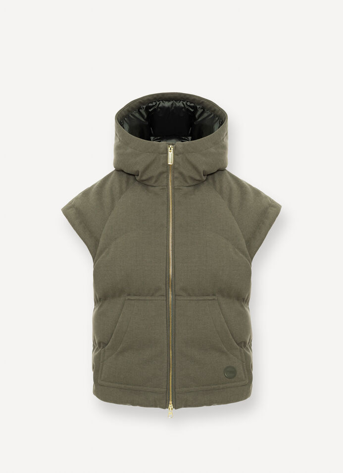 Gilet with chevron design image number 4