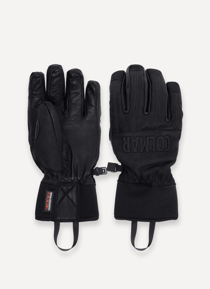 Men's leather ski gloves image number 0