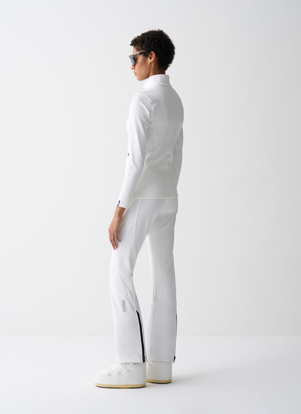 Half-zip jacquard fleece ski fleece image number 3