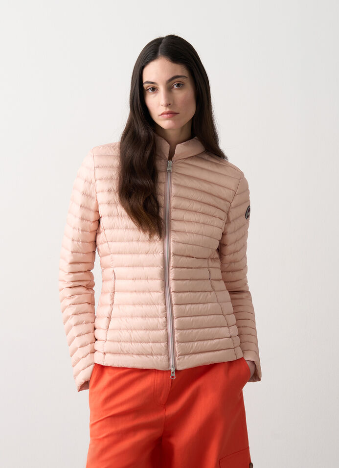 Padded collar down jacket image number 1