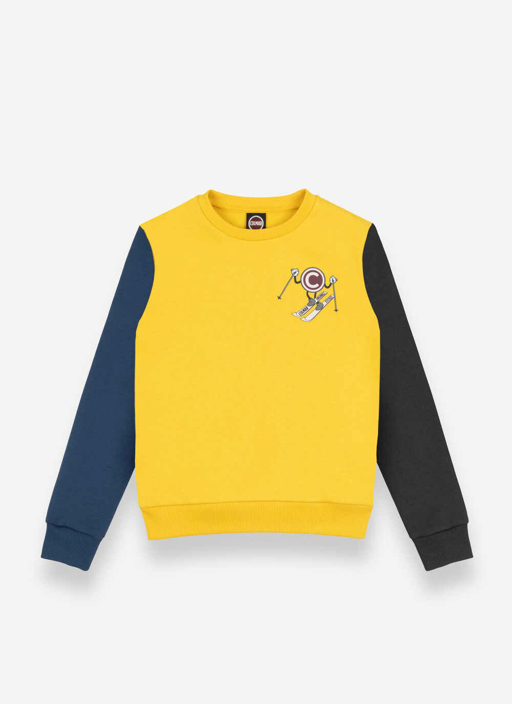 Colour-block sweatshirt with logo image number 3