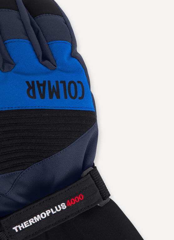 Extra warm ski gloves with protectors