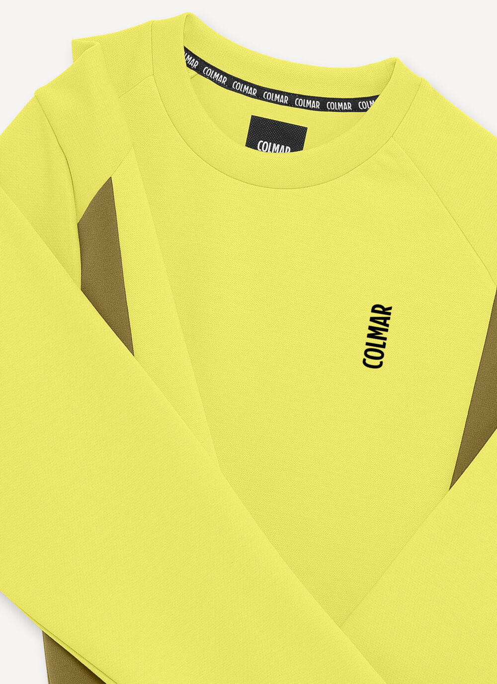 Stretch crew-neck sweatshirt image number 6