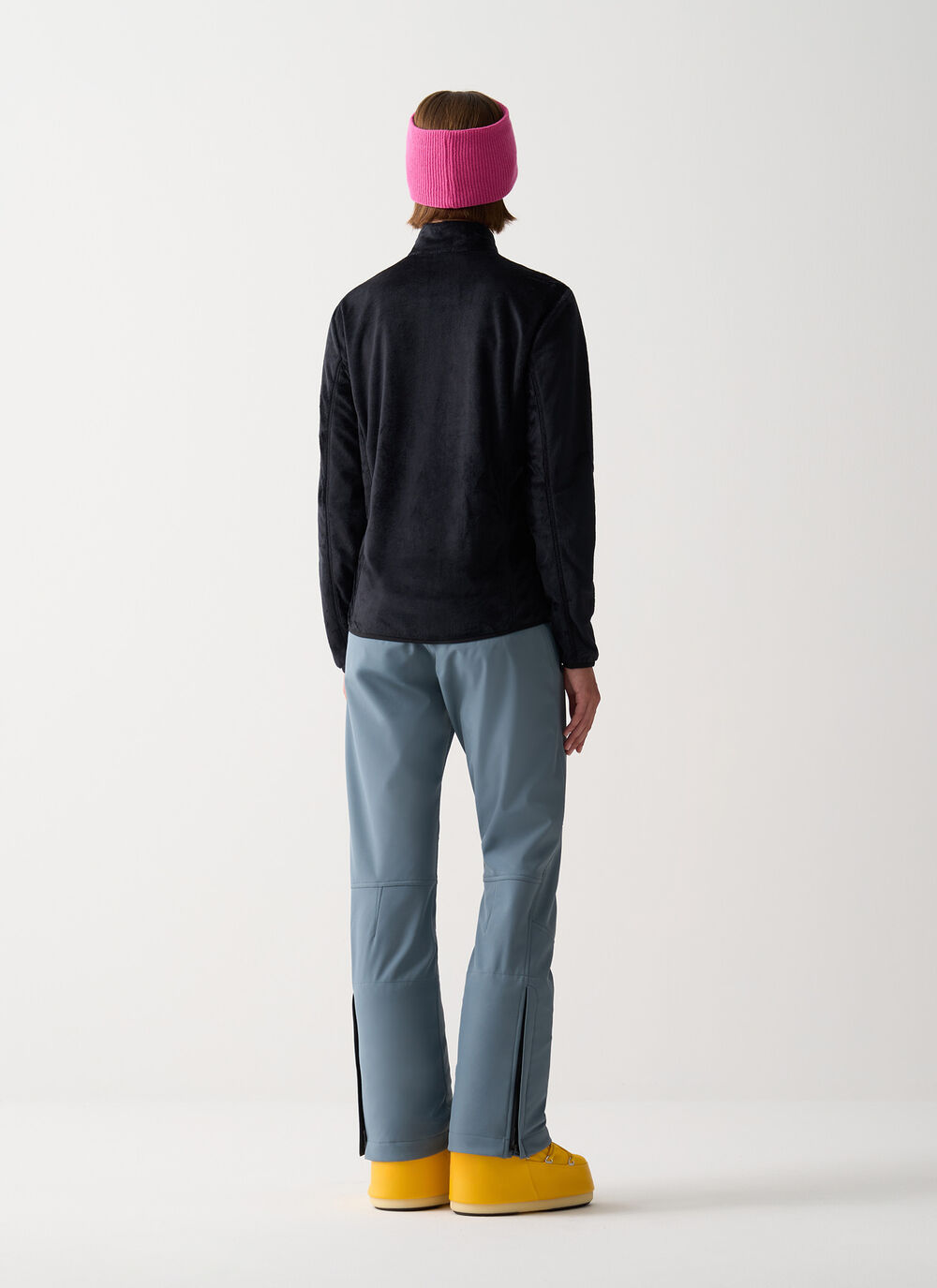 Plush-effect ski fleece image number 3