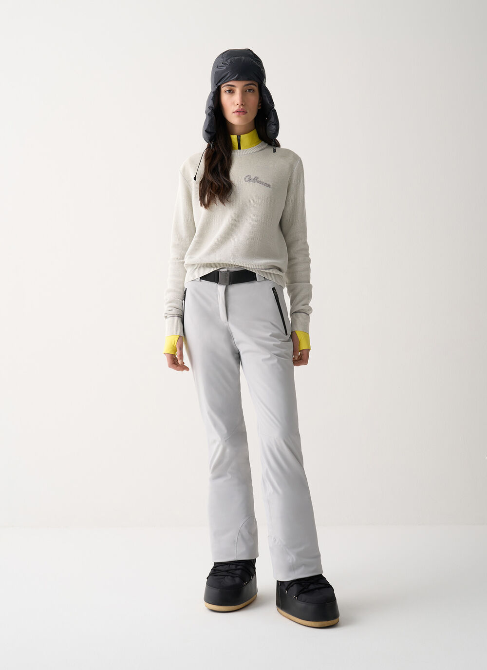 Technischer Pullover aus Wolle image number 0