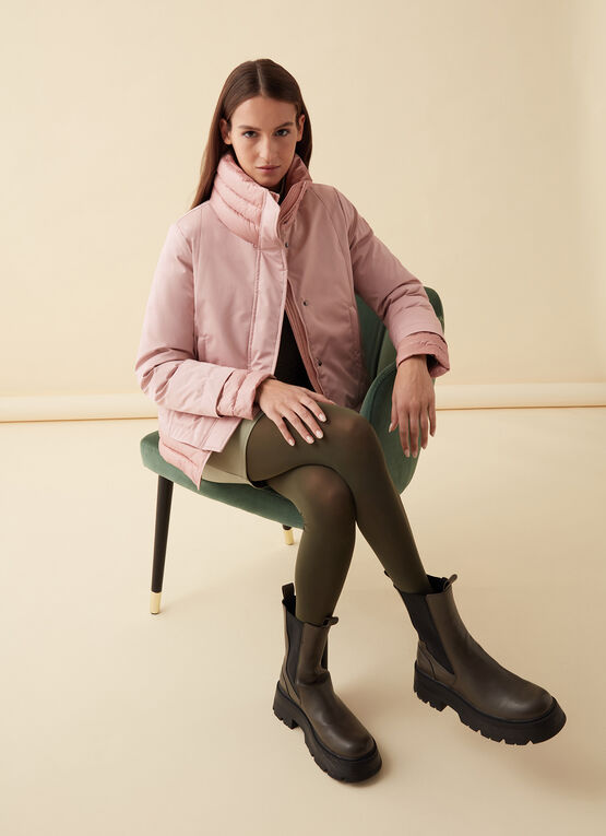 Jacket in two Recycled Essentials fabrics