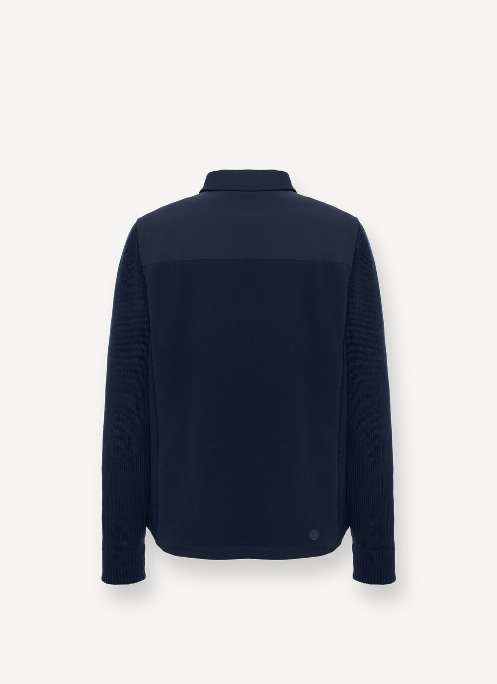 Shirt jacket with knit sleeves image number 5