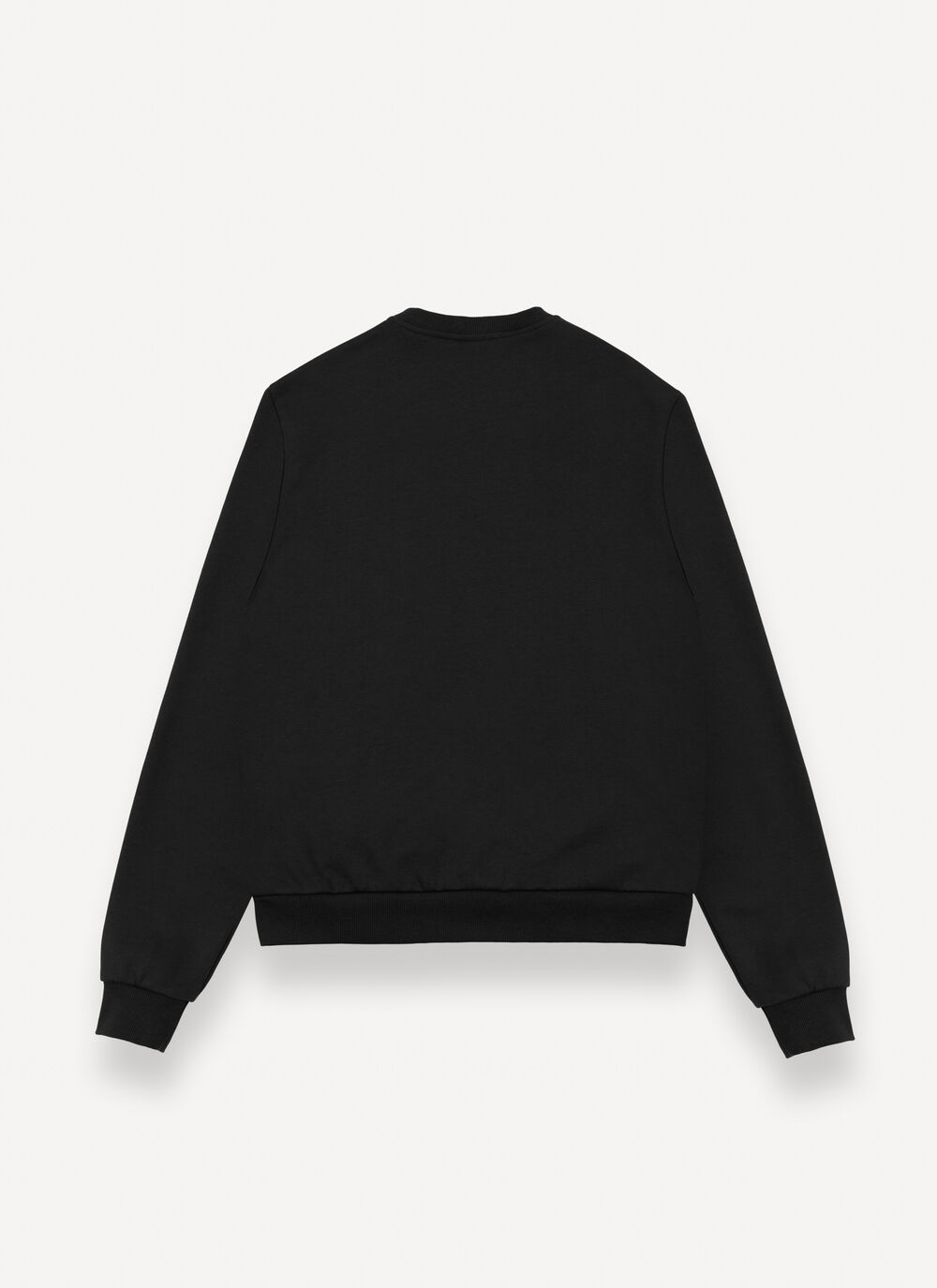 Crew-neck sweatshirt with nylon details image number 4