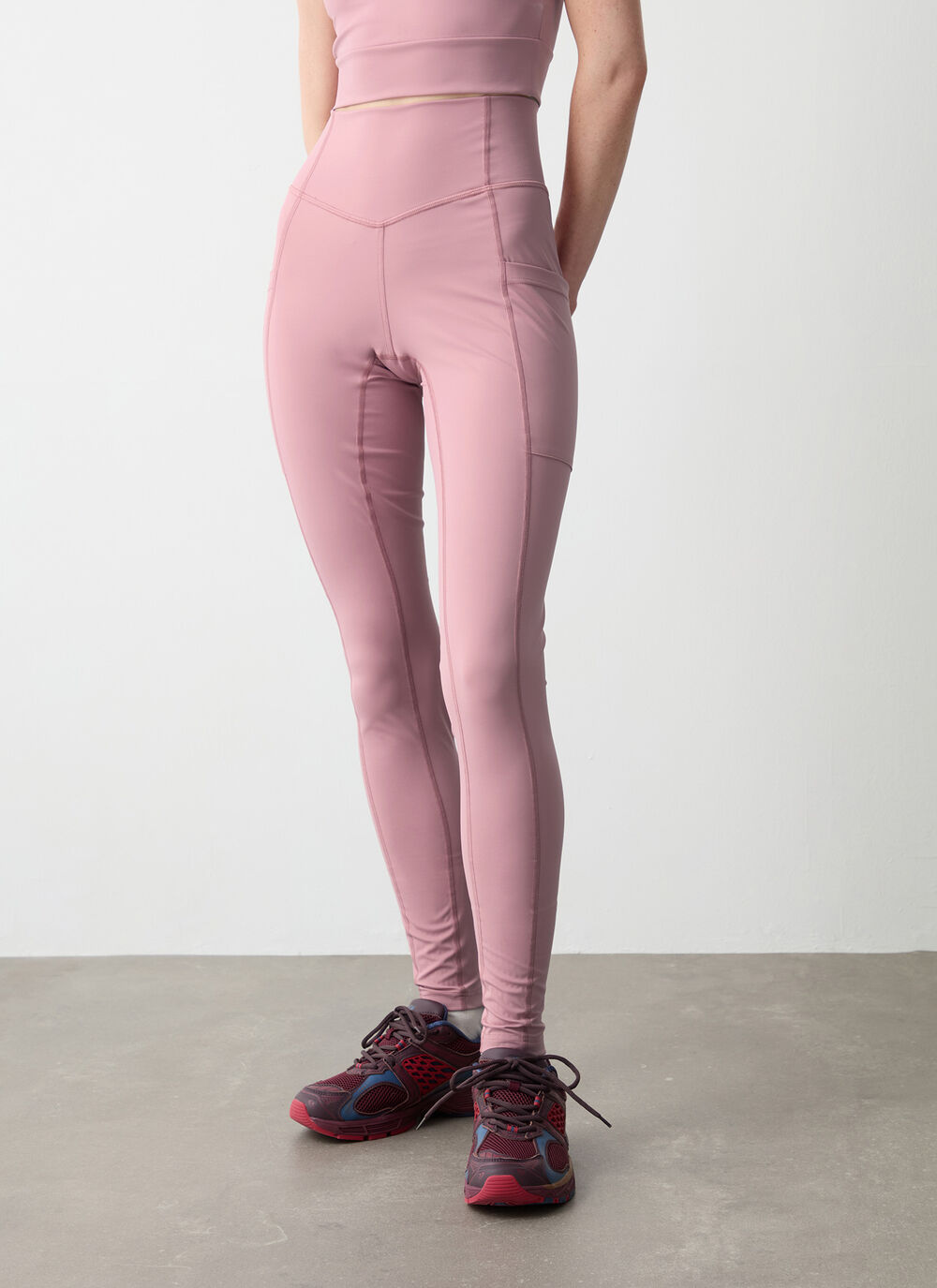 Technical fabric leggings image number 0