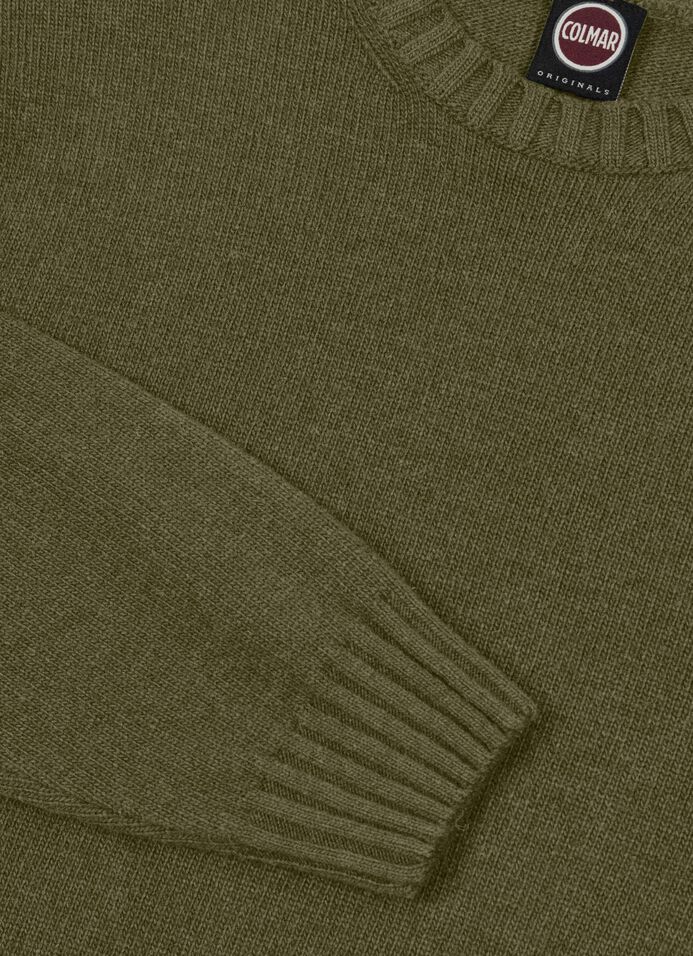 Pull logoté en laine image number 6