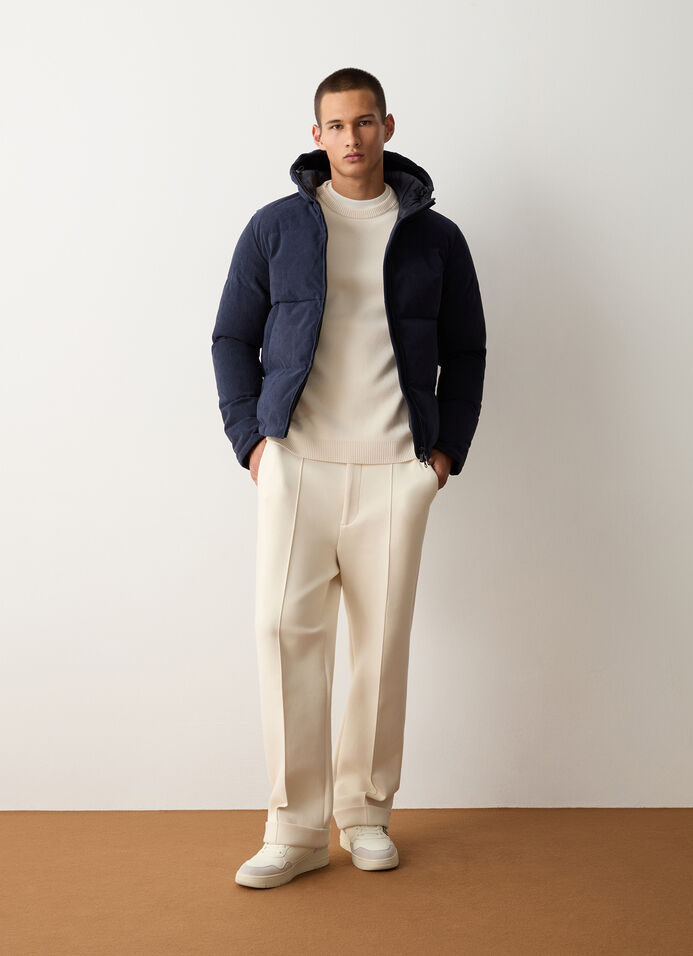 Waterproof corduroy down jacket image number 2