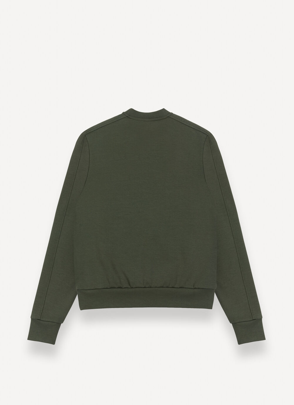 Cotton interlock crew-neck sweatshirt image number 5