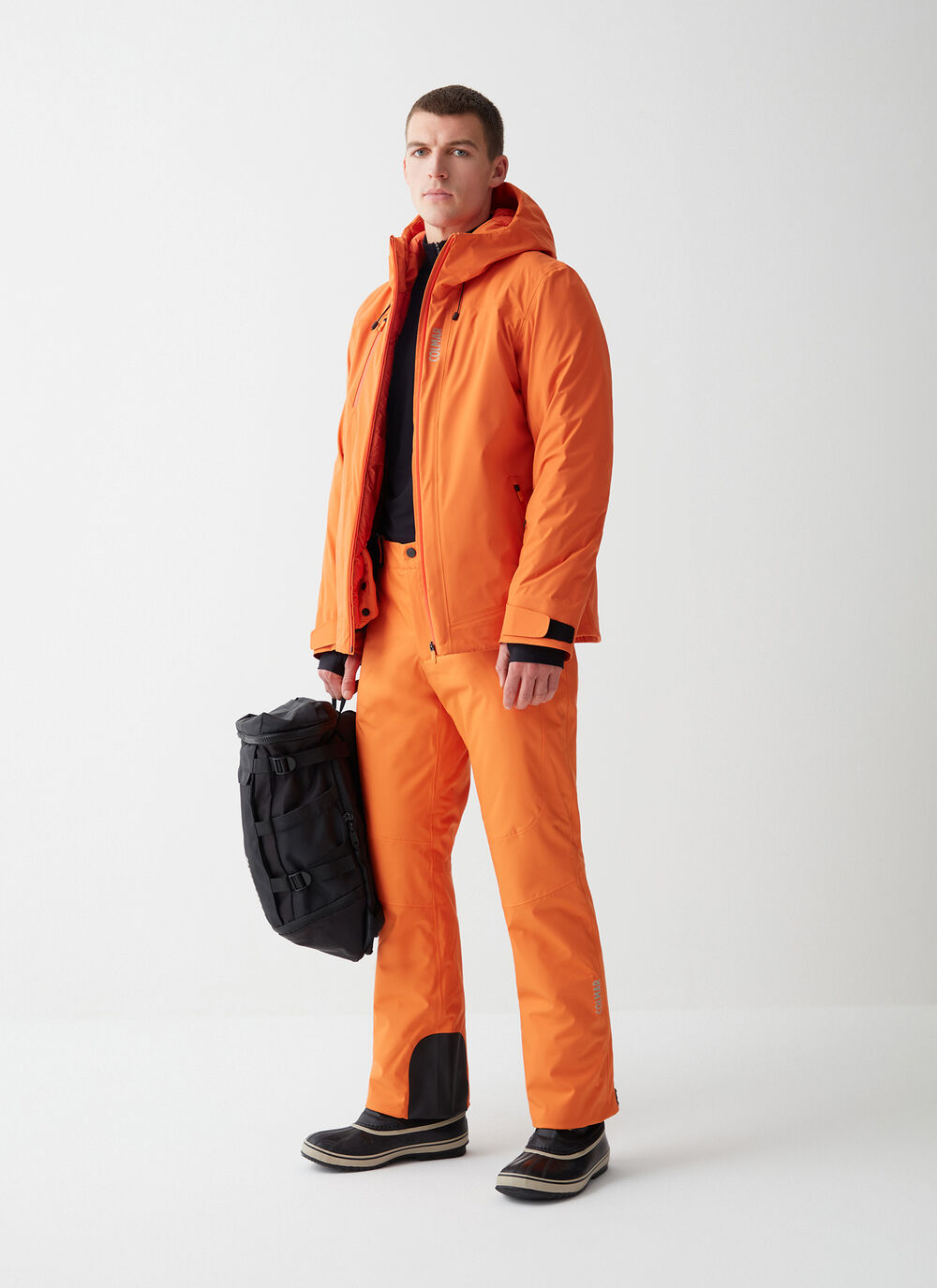 Slim-fit padded ski salopettes image number 3