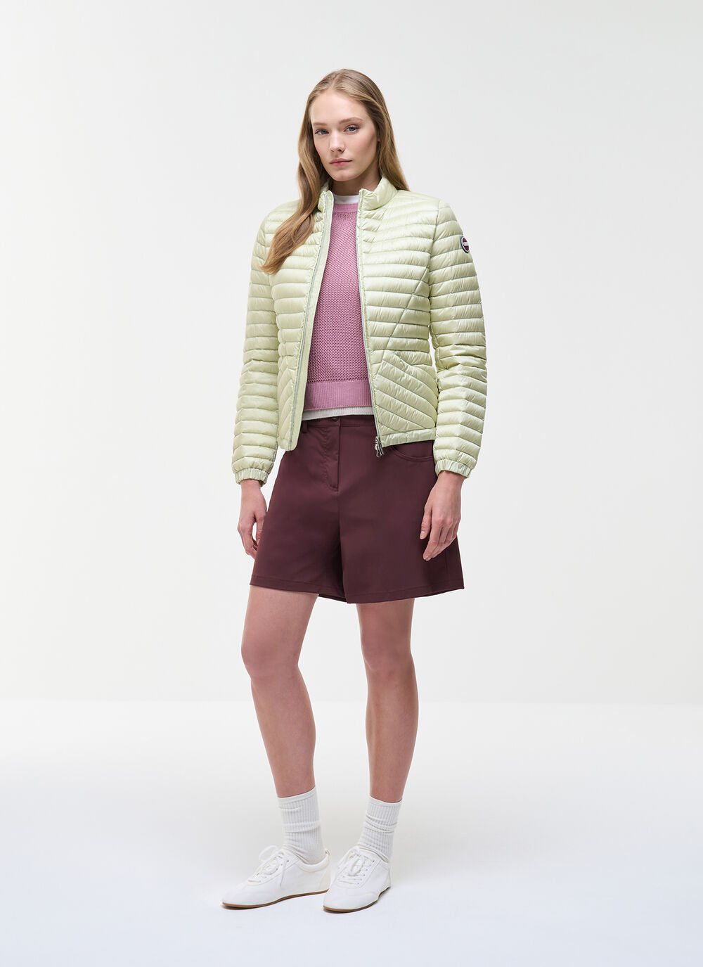 Light down jacket with flared hem image number 0