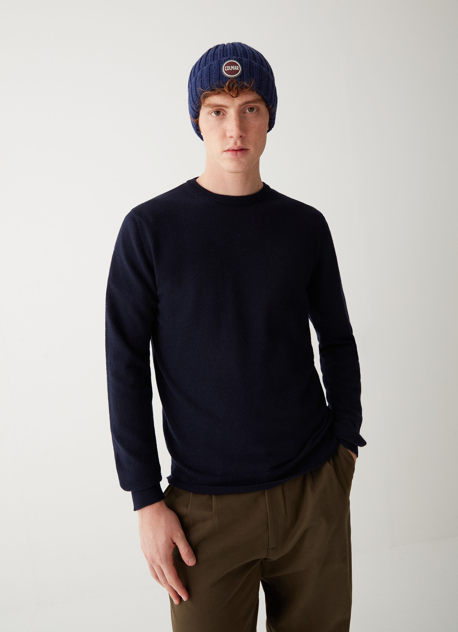 Mens Clothing Sweaters and knitwear Turtlenecks for Men Blue Ballantyne Cashmere Plain Turtleneck Sweater in Nero/Navy 