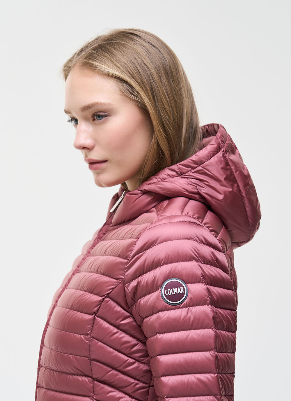 Light down jacket with hood image number 2