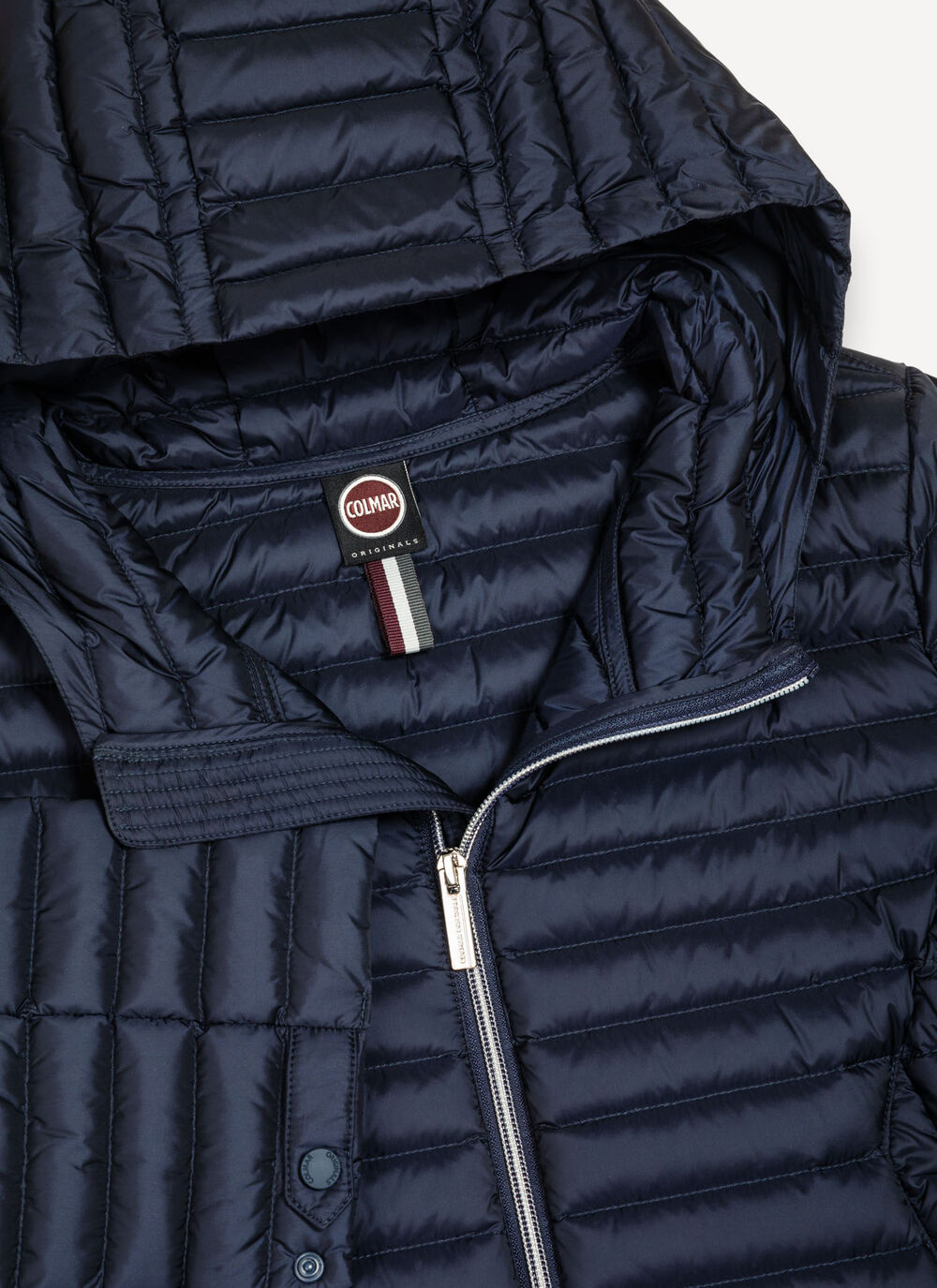 Light down cape with drawstring image number 6