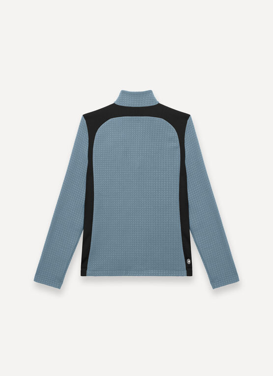 Fleece ski fleece with inserts