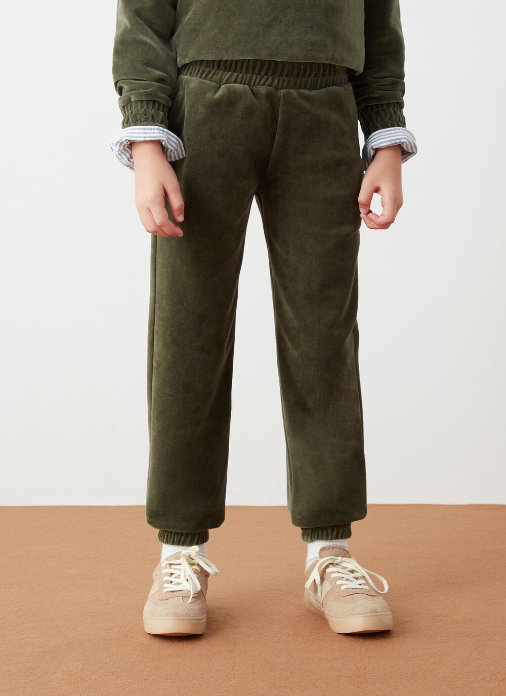 Velvet sweatpants image number 0