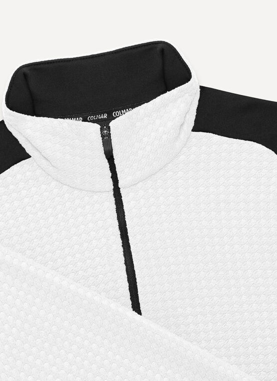 Fleece ski fleece with inserts