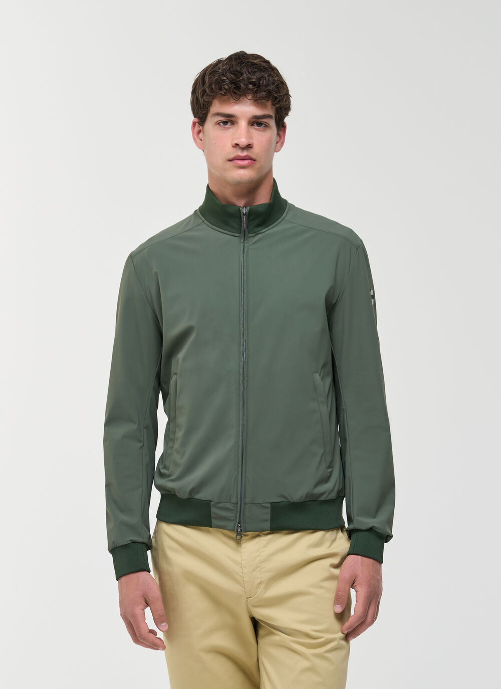 Unlined stretch jacket image number 1