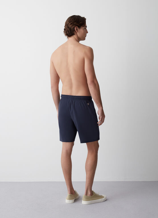 Solid-colour swimsuit in stretch fabric