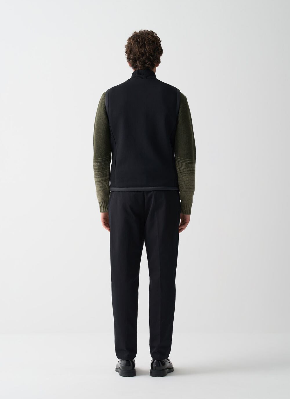 Vest with rib-knit inserts  image number 3