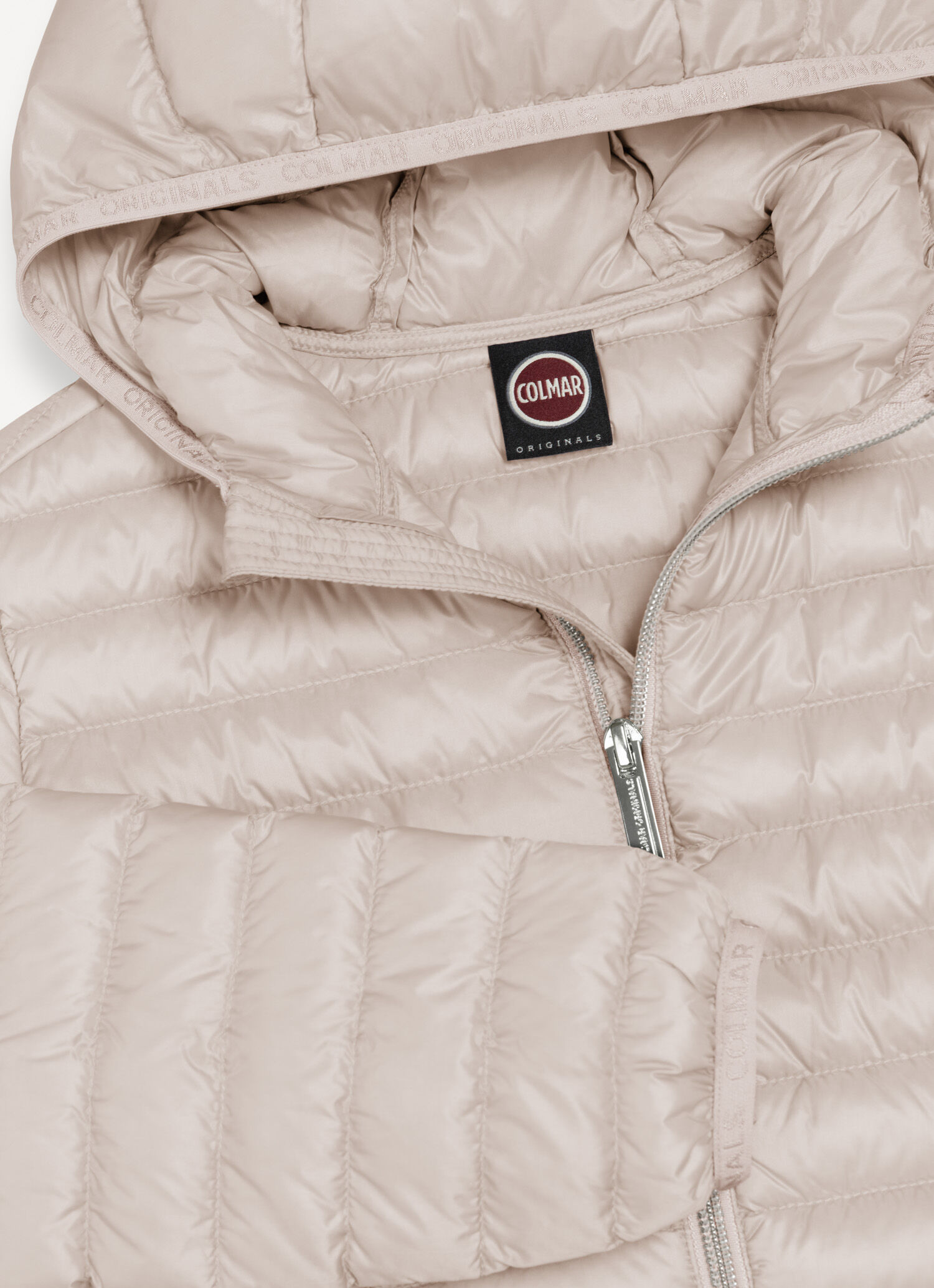 Lightweight Hooded Down Jacket - PORCELAIN BEIGE | Colmar