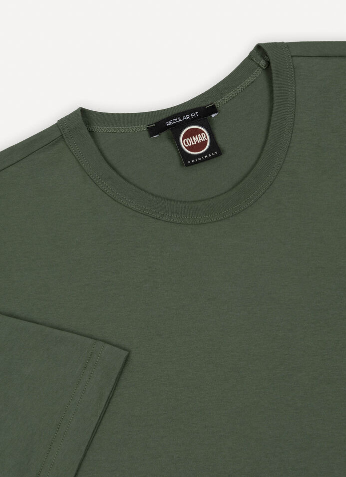 Cotton round-neck T-shirt image number 6