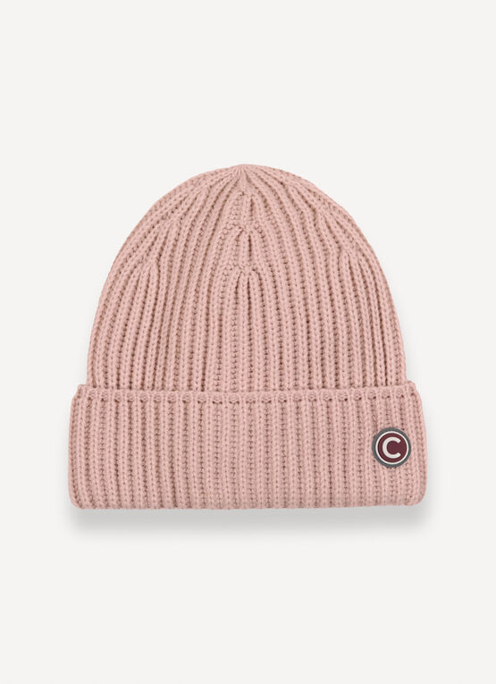 Gorro unisex de punto canalé