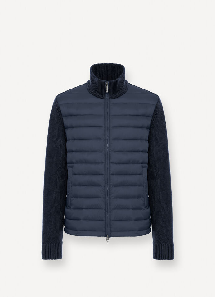 Jacket with knit sleeves image number 4