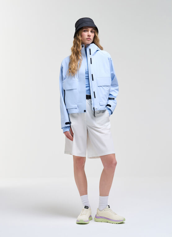 Shell jacket with light padding