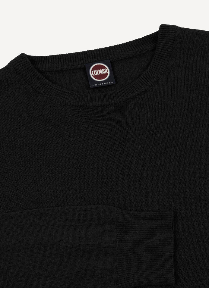 Pullover in maglia rasata misto cashmere image number 5