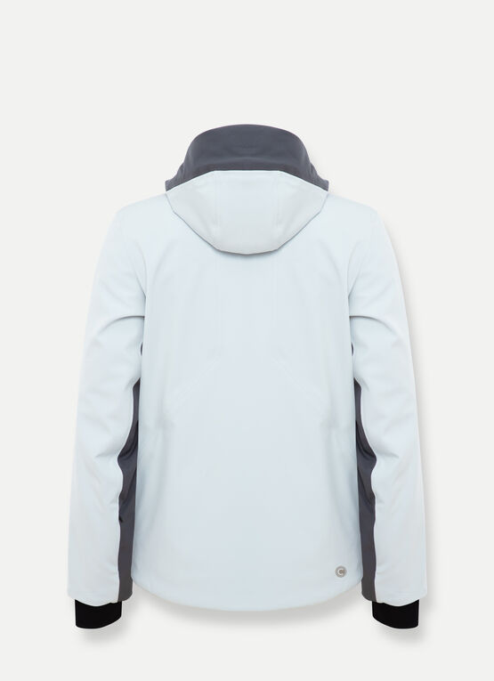Ski jacket with various waddings
