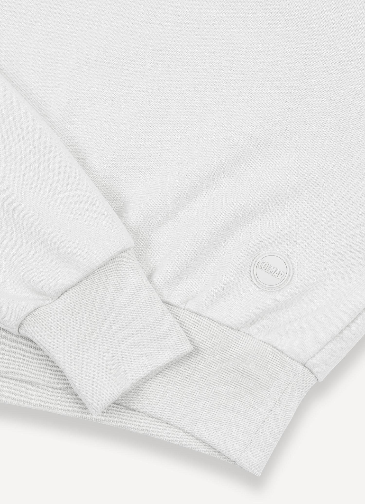 Cropped relaxed-fit sweatshirt - WHITE | Colmar