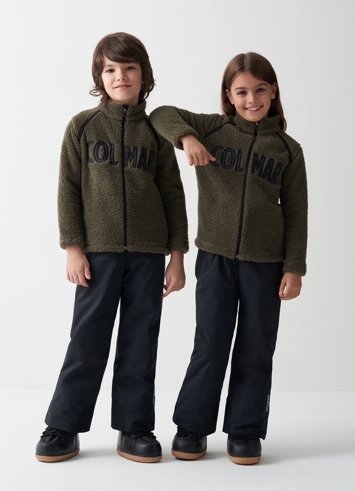 Unisex teddy-effect ski fleece image number 0