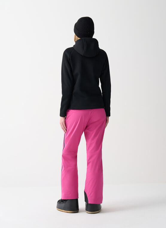 Knit fleece ski sweatshirt