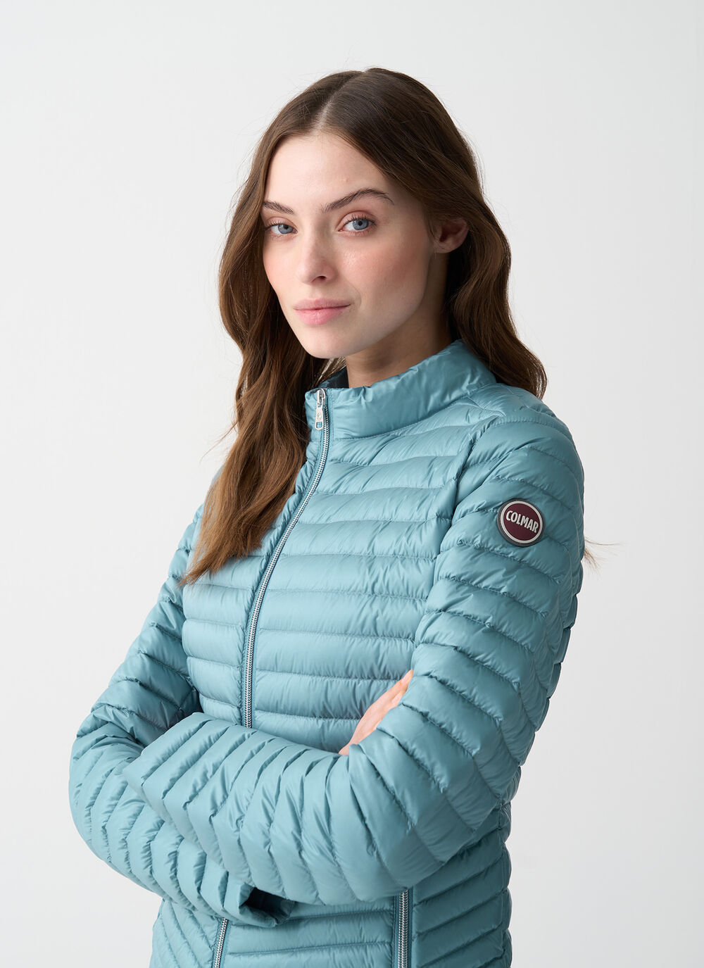 Rounded hem down jacket image number 2