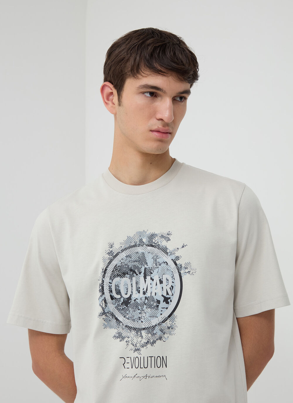 T-shirt logata camouflage image number 1