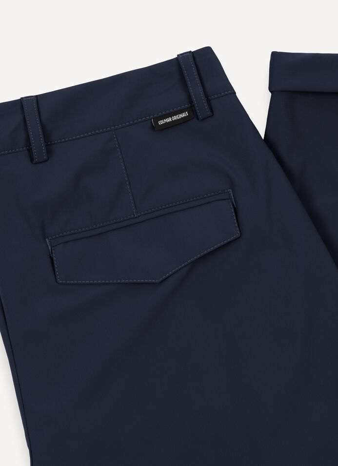 Easy care lightweight trousers with turn-ups image number 6