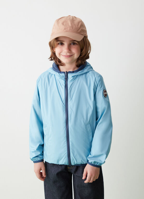 Reversible jacket with hood image number 1