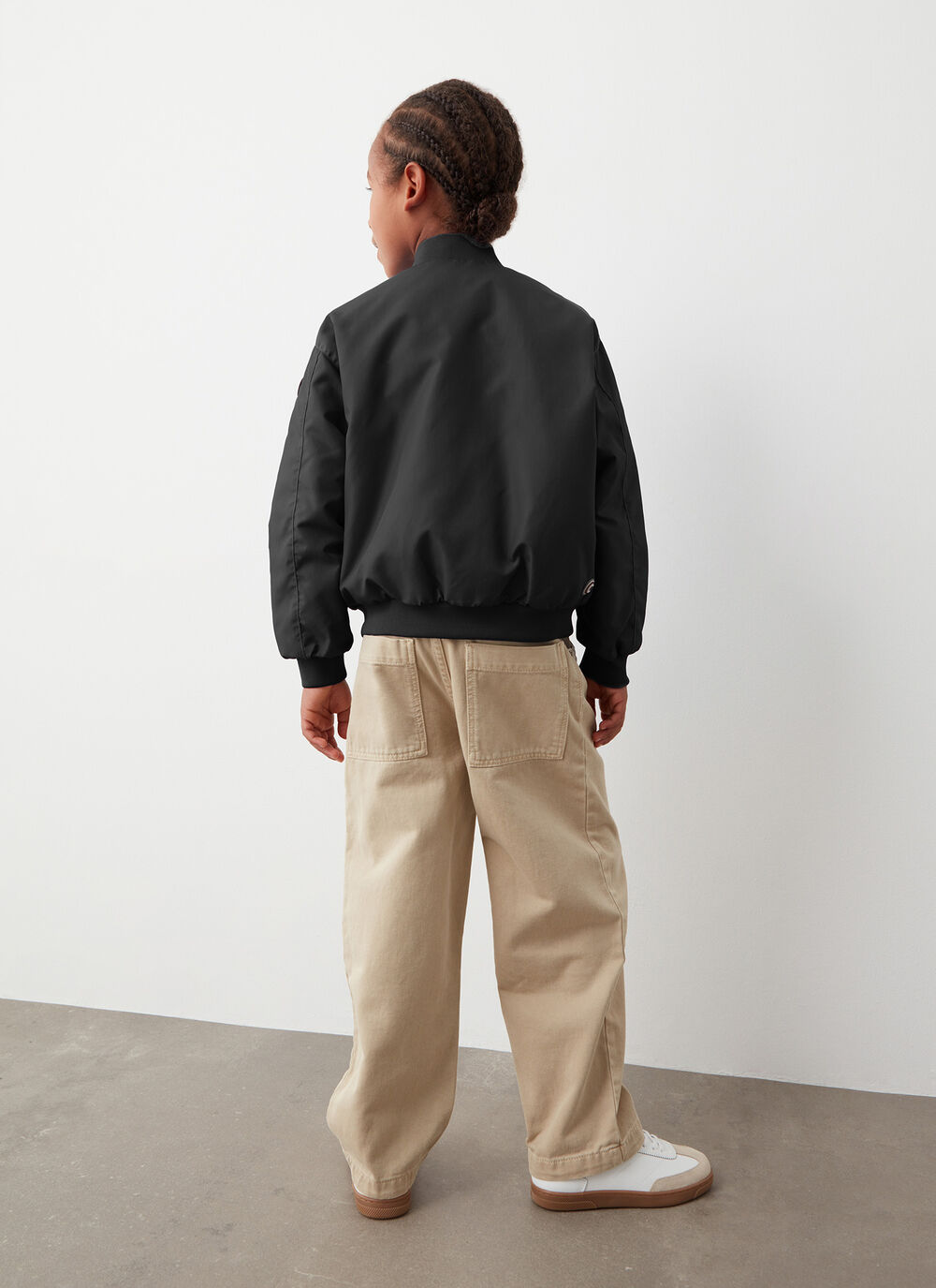 Kid&rsquo;s unisex bomber jacket image number 3