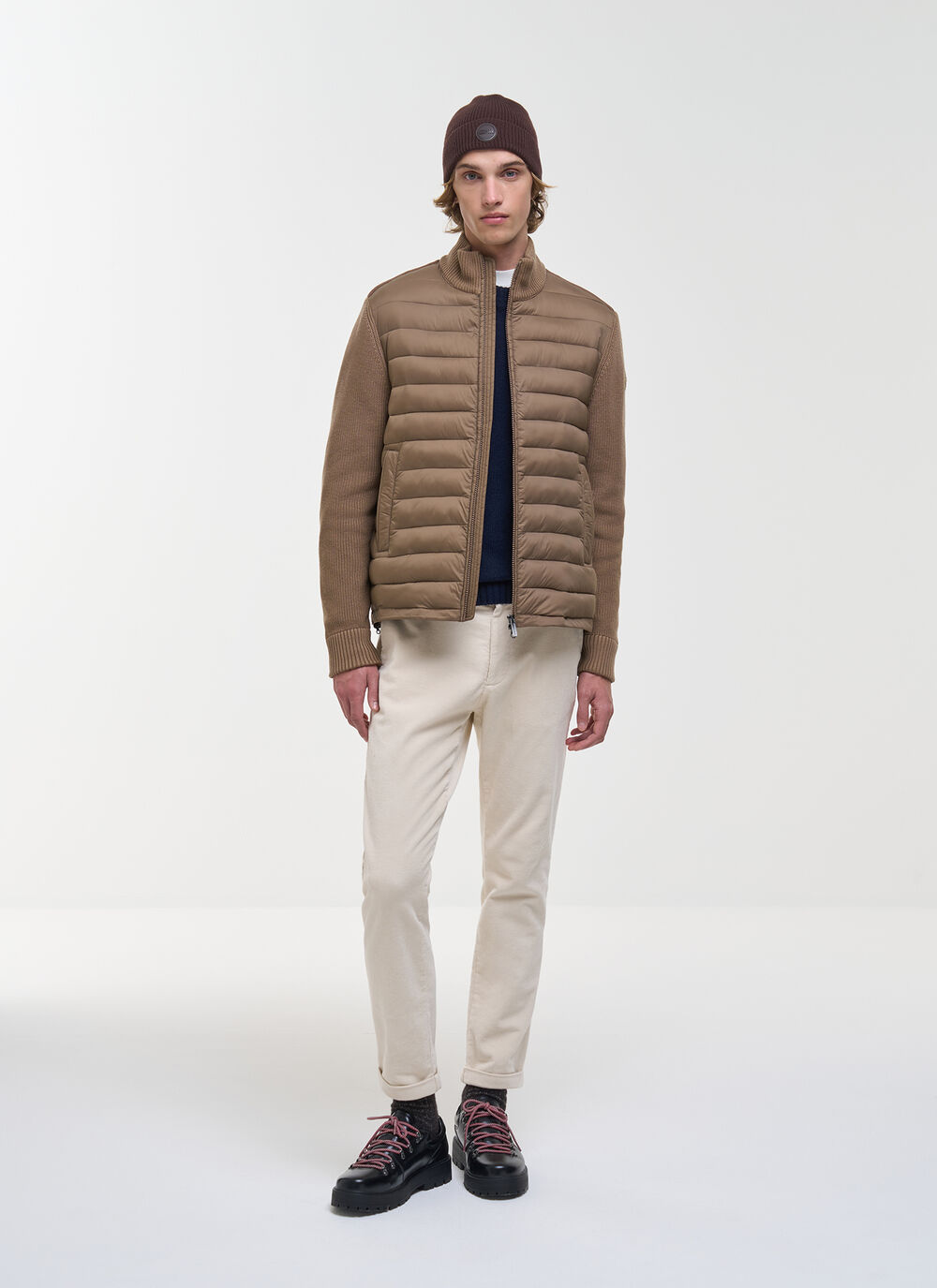 Hybrid quilted jacket image number 0