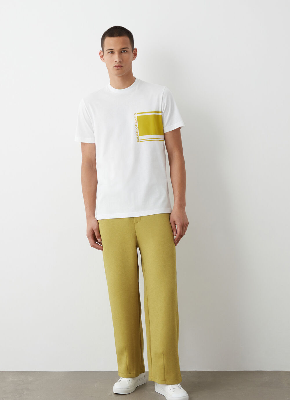 T-shirt a manica corta colorblock image number 1