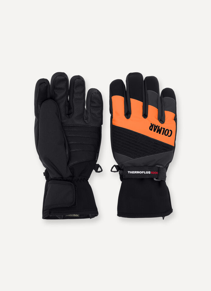 Extra warm ski gloves with protectors image number 0