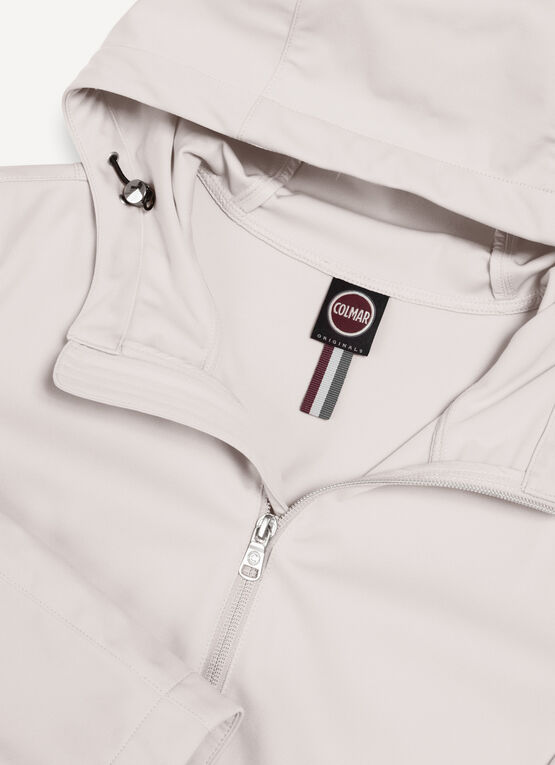Softshell hooded jacket